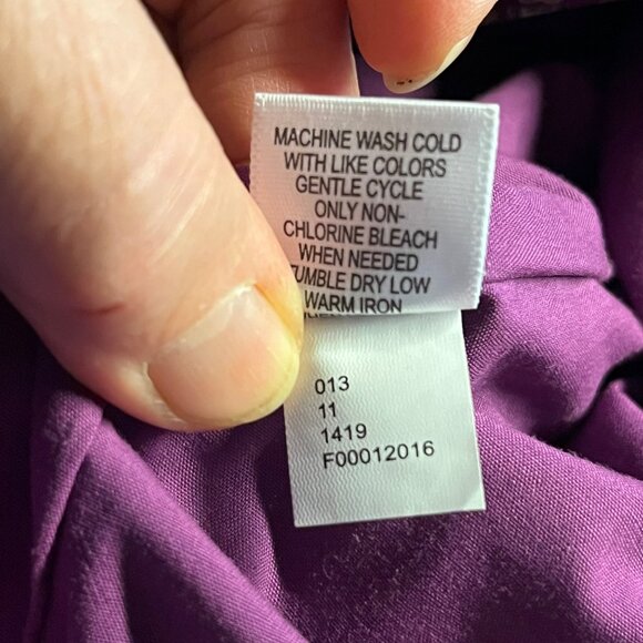 Isaac Mizrahi Velvet Bohemian Paisley Design Purple Grn Jacket Womens Size Small - Picture 7 of 7